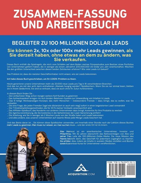 Produktbild: 100 Millionen Dollar Leads Zusammen-fassung und Arbeitsbuch