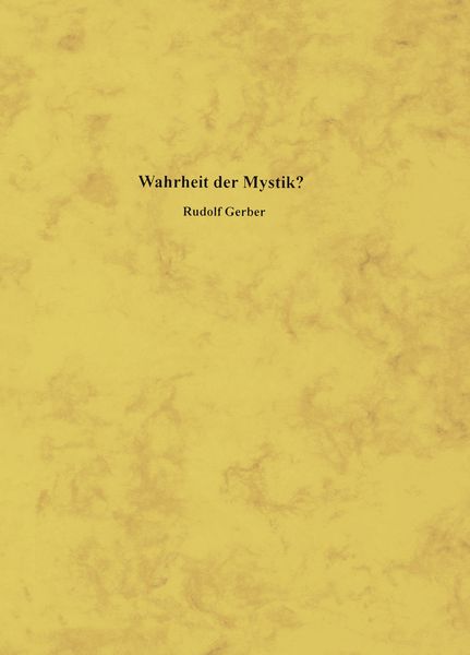 Produktbild: Wahrheit der Mystik?