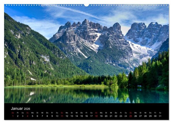 Produktbild: Seen im Gebirge (Wandkalender 2026 DIN A2 quer), CALVENDO Monatskalender