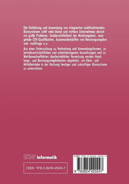 Produktbild: B&uuml;rokommunikationssysteme in Unternehmen