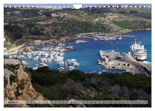 Produktbild: Gozo - Malta's little sister island (Wall Calendar 2026 DIN A4 landscape), CALVENDO 12 Month Wall Calendar