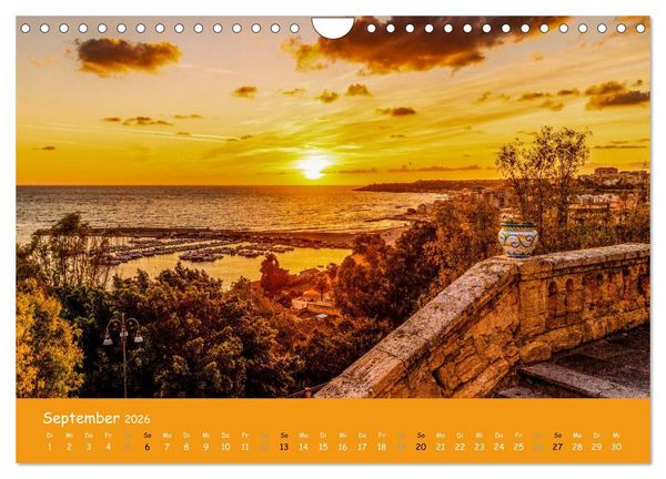 Produktbild: Traumhaftes Sizilien (Wandkalender 2026 DIN A4 quer), CALVENDO Monatskalender