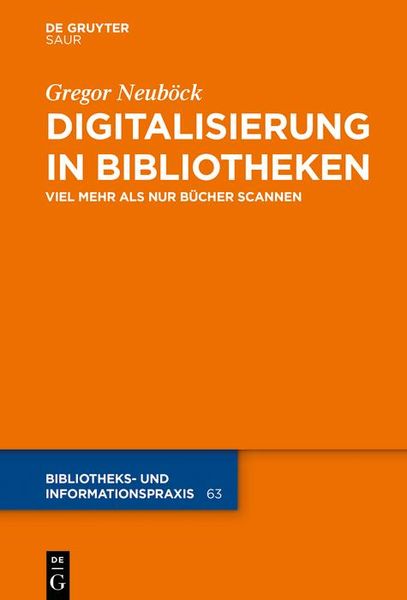Produktbild: Digitalisierung in Bibliotheken