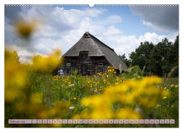 Produktbild: Wunderbare Heidelandschaften (hochwertiger Premium Wandkalender 2026 DIN A2 quer), Kunstdruck in Hochglanz