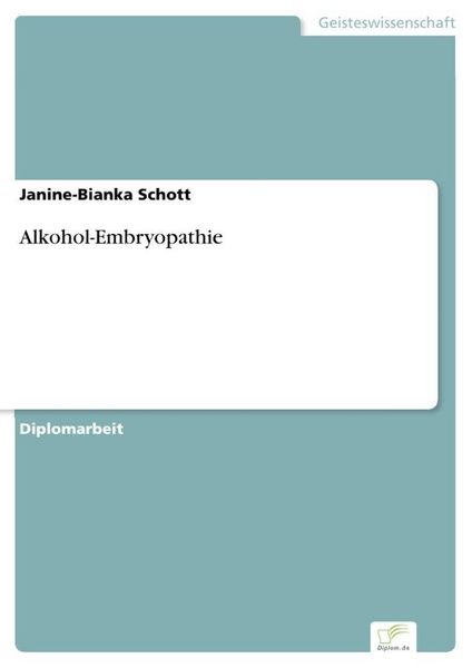 Produktbild: Alkohol-Embryopathie