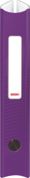 Produktbild: Brunnen Ordner &bdquo;WAVE&ldquo; Colour Code &brvbar; A4, 50 mm, Hebelmechanik mit gummiertem Griff, purple