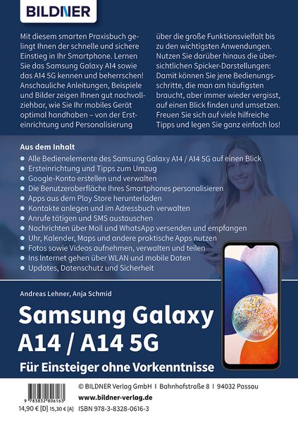 Produktbild: Samsung Galaxy A14 5G - F&uuml;r Einsteiger ohne Vorkenntnisse