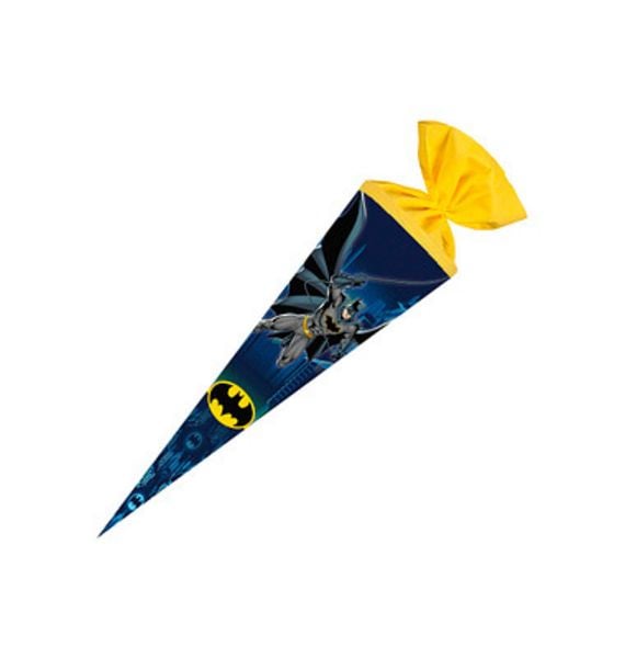 Nestler Schultüte Batman rund mit Filzverschluss 70cm