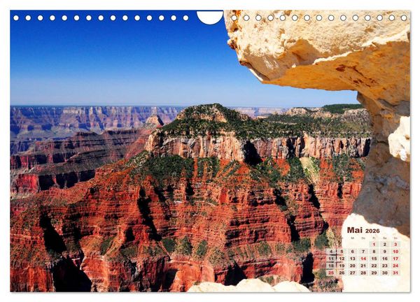Produktbild: Wundervolles Amerika (Wandkalender 2026 DIN A4 quer), CALVENDO Monatskalender