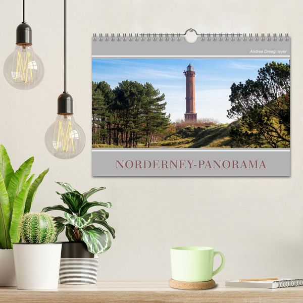 Produktbild: Norderney-Panorama (Wandkalender 2026 DIN A4 quer), CALVENDO Monatskalender