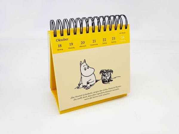 Produktbild: Die Mumins f&uuml;r alle Lebenslagen. Postkartenkalender 2027