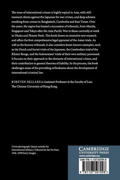Produktbild: Trials for International Crimes in Asia