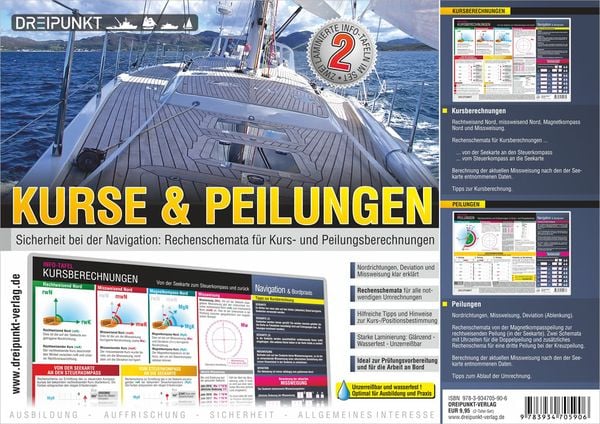 Produktbild: Schulze, M: Tafel-Set Kurse und Peilungen
