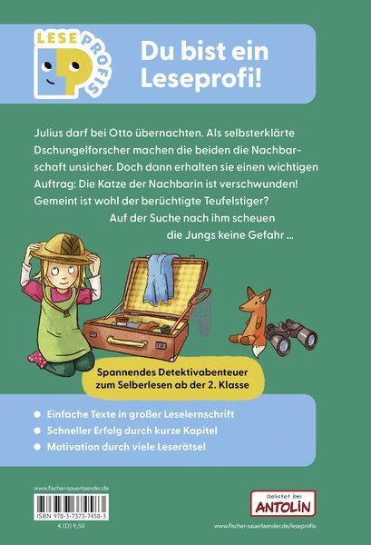 Produktbild: Leseprofis &ndash; Tigerjagd um Mitternacht, 2. Klasse