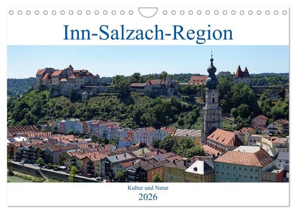 Inn-Salzach-Region - Kultur und Natur (Wandkalender 2026 DIN A4 quer), CALVENDO Monatskalender