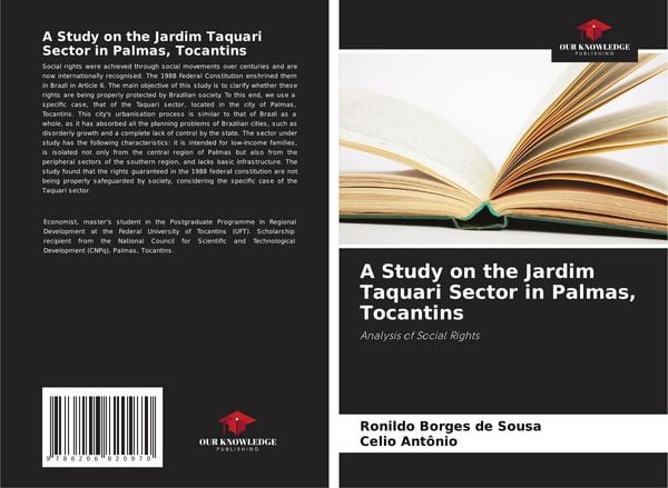 Produktbild: A Study on the Jardim Taquari Sector in Palmas, Tocantins