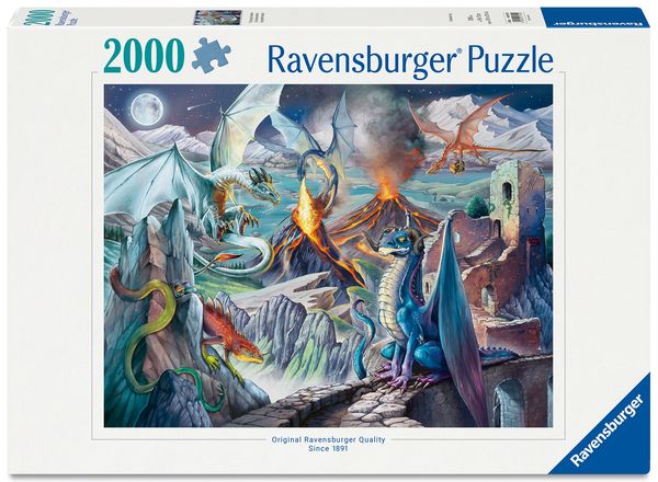 Erwachsenenpuzzle 2000 Teile - Die Drachenwächter