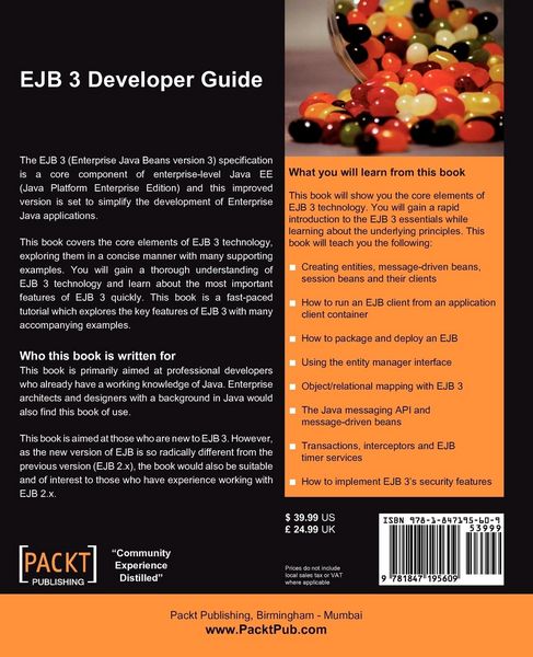 Produktbild: Ejb 3 Developer Guide