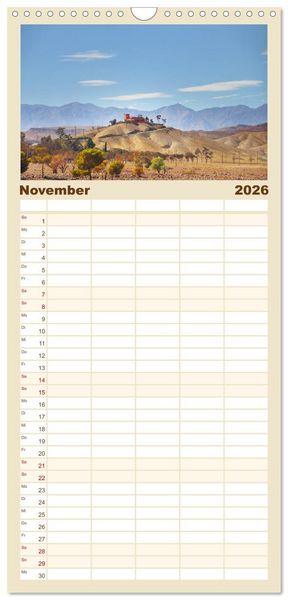 Produktbild: Familienplaner 2026 - Erlebe mit mir Lebenszeit mit 5 Spalten (Wandkalender, 21 x 45 cm) CALVENDO