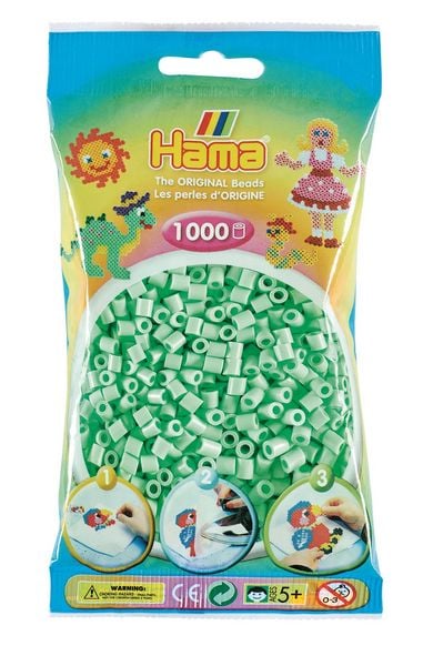Produktbild: HAMA Perlen, Pastell-Mint, 1000 Perlen