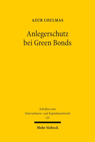 Produktbild: Anlegerschutz bei Green Bonds