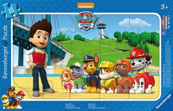 Rahmenpuzzle Ravensburger Paw Patrol 15 Teile