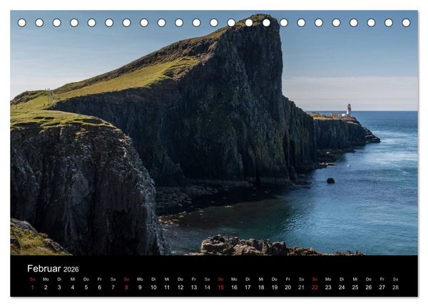Produktbild: Die Highlands - Schottlands rauher Nordwesten (Tischkalender 2026 DIN A5 quer), CALVENDO Monatskalender