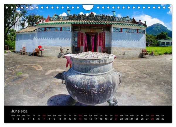 Produktbild: Monuments of Hong Kong 2026 (Wall Calendar 2026 DIN A4 landscape), CALVENDO 12 Month Wall Calendar
