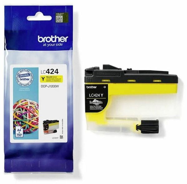 Brother Druckerpatrone LC-424Y Original Gelb LC424Y