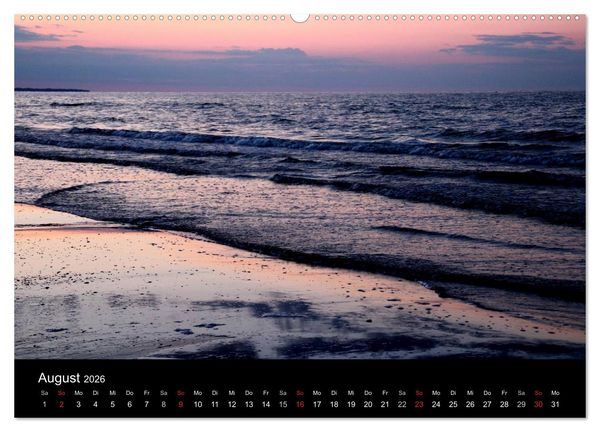 Produktbild: Usedom 2026 (Wandkalender 2026 DIN A2 quer), CALVENDO Monatskalender