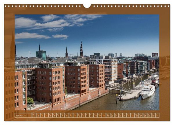 Produktbild: Hamburg, die Weltstadt im Norden von Deutschland (Wandkalender 2027 DIN A3 quer), CALVENDO Monatskalender