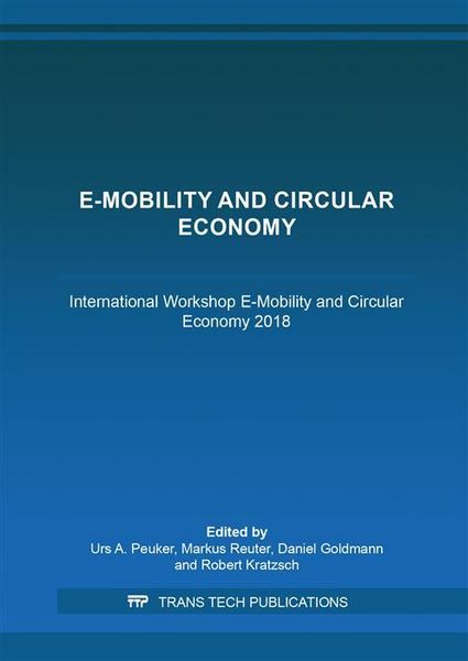 Produktbild: E-Mobility and Circular Economy