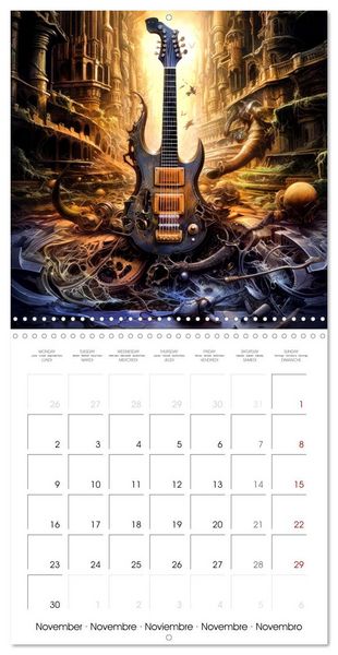 Produktbild: Vibrant Music (Wall Calendar 2026 12 &times; 12 Inch) CALVENDO 12 Month Wall Calendar