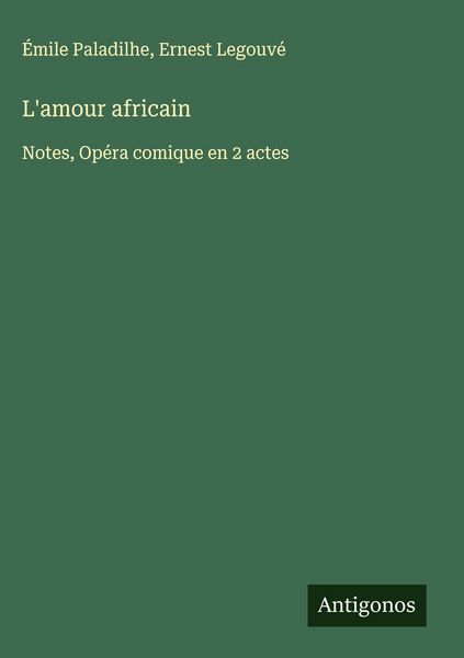 Produktbild: L'amour africain