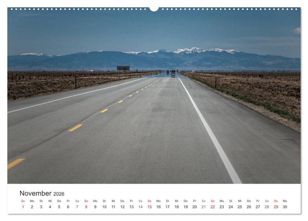 Produktbild: USA Roads (hochwertiger Premium Wandkalender 2026 DIN A2 quer), Kunstdruck in Hochglanz