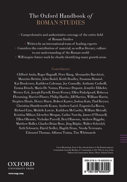 Produktbild: The Oxford Handbook of Roman Studies