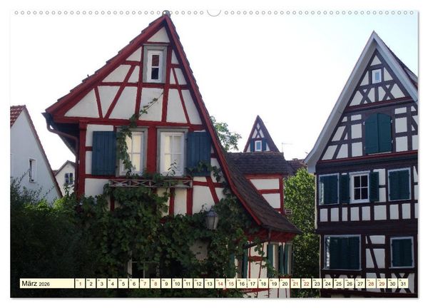 Produktbild: Unterwegs in Schorndorf (hochwertiger Premium Wandkalender 2026 DIN A2 quer), Kunstdruck in Hochglanz