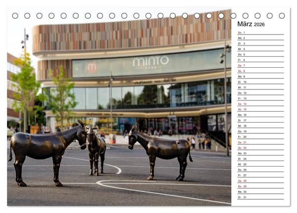 Produktbild: Unterwegs in M&ouml;nchengladbach (Tischkalender 2026 DIN A5 quer), CALVENDO Monatskalender