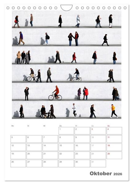 Produktbild: Wall People - Bilderserie von Eka Sharashidze (Wandkalender 2026 DIN A4 hoch), CALVENDO Monatskalender