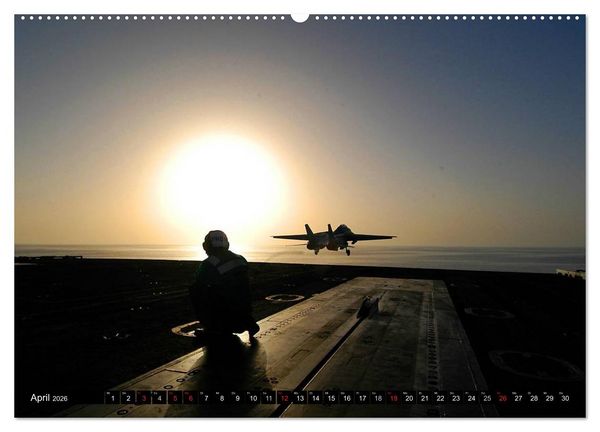 Produktbild: Kampfjets &bull; U.S. Aircraft (hochwertiger Premium Wandkalender 2026 DIN A2 quer), Kunstdruck in Hochglanz