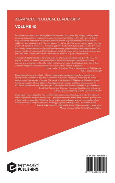 Produktbild: Advances in Global Leadership