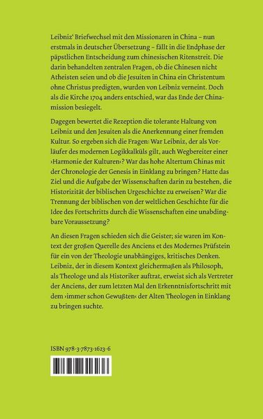 Produktbild: Der Briefwechsel mit den Jesuiten in China (1689&ndash;1714)