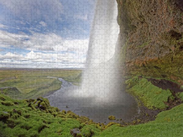 Produktbild: CALVENDO Puzzle Seljalandsfoss | 2000 Teile Lege-Gr&ouml;&szlig;e 90x67cm Foto-Puzzle f&uuml;r gl&uuml;ckliche Stunden
