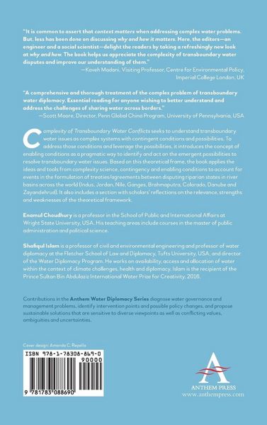 Produktbild: Complexity of Transboundary Water Conflicts