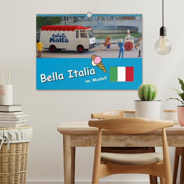Produktbild: Bella Italia im Modell (Wandkalender 2026 DIN A3 quer), CALVENDO Monatskalender