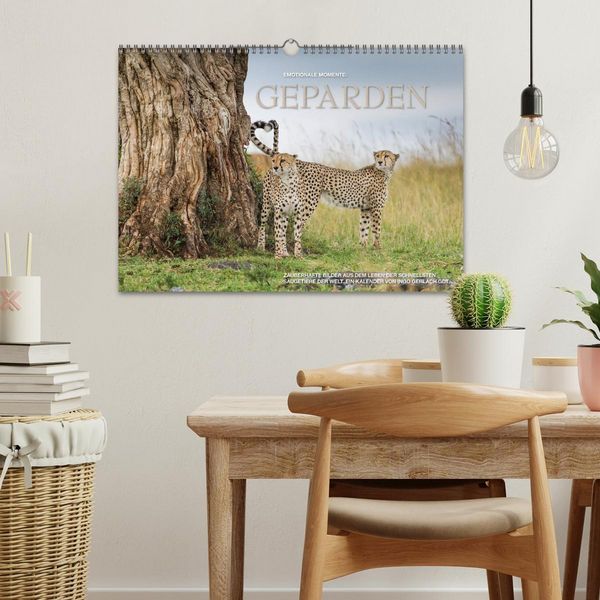 Produktbild: Emotionale Momente: Geparden (Wandkalender 2026 DIN A3 quer), CALVENDO Monatskalender