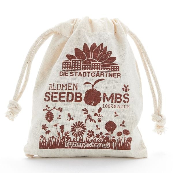 Samenbomben 8er Jutebeutel Bienenschmaus