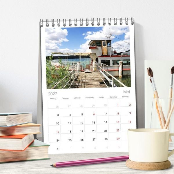 Produktbild: Tischplaner 2027 - M&auml;rkische Schweiz - Liebenswerte Orte (A5 Tischkalender zum Aufstellen) CALVENDO