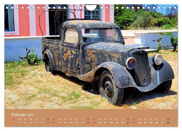 Produktbild: Alte Autos aus Europa (Wandkalender 2026 DIN A4 quer), CALVENDO Monatskalender