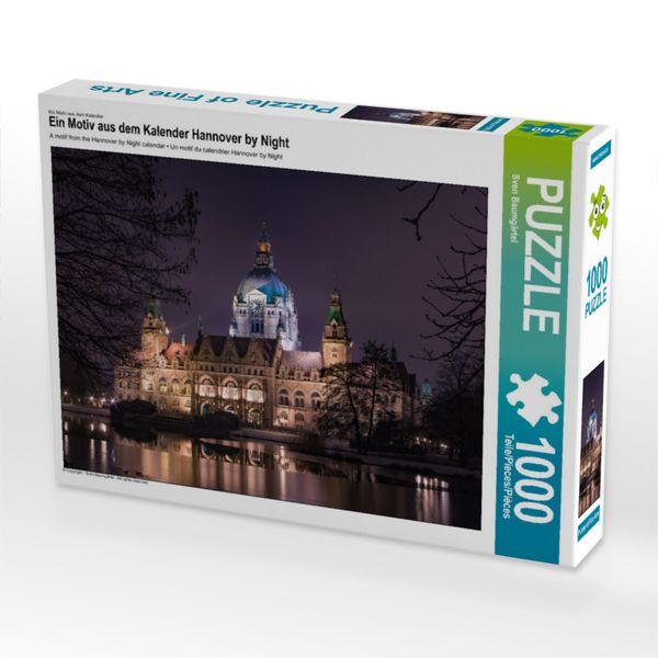 Produktbild: CALVENDO Puzzle Ein Motiv aus dem Kalender Hannover by Night | 1000 Teile Lege-Gr&ouml;&szlig;e 64x48cm Foto-Puzzle f&uuml;r gl&uuml;ckliche Stunden